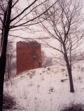 Burgruine Greiffenberg, Teil des Bergfrieds