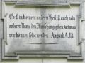 Grabstätte der Familie von Arnim, Inschrift