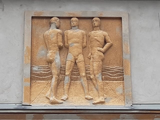 Ehemalige Städtische Badeanstalt, Detail