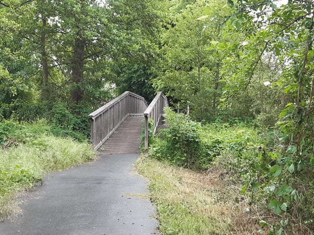 Brücke über den Mäckerseekanal