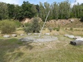 Sonnenuhr im Geopark Sperlingsherberge