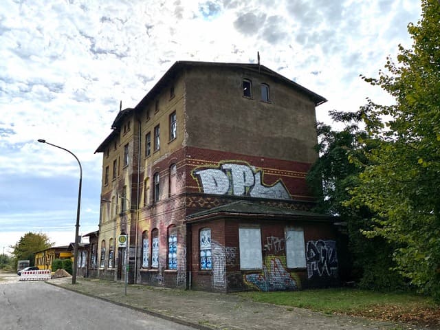 Bahnhof Brandenburg Altstadt<BR />Foto von Ulrich Gießmann