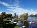 Blick von der Seegartenbrücke auf den Wendsee