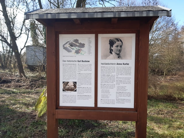 Gedenktafel Anna Karbe