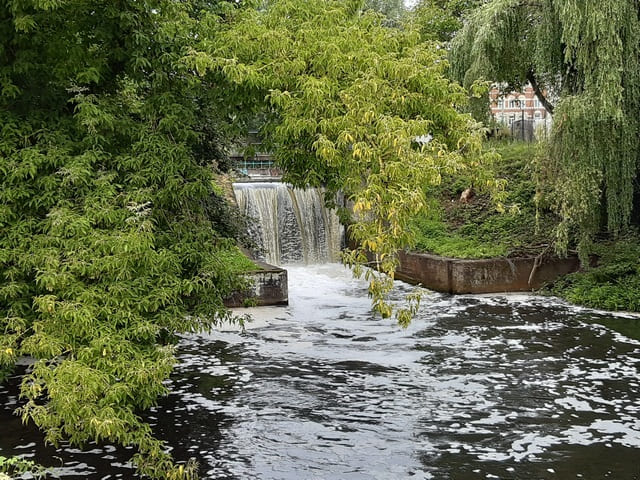 Finowkanal an der Stadtschleuse Eberswalde