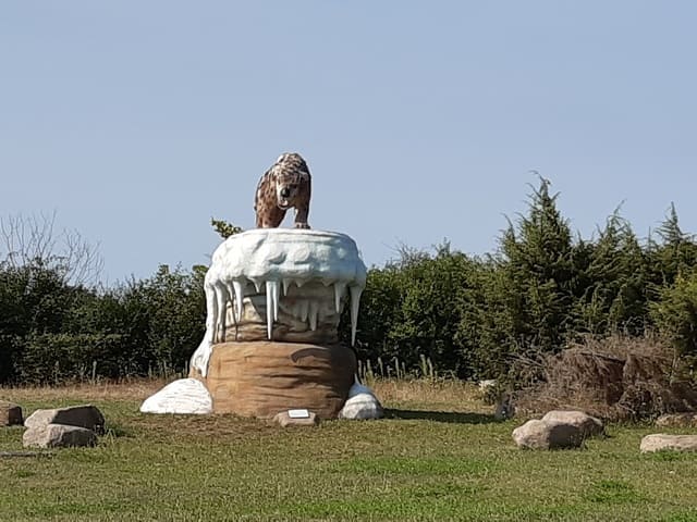 Geopark - Nachbildung eines Säbelzahntigers