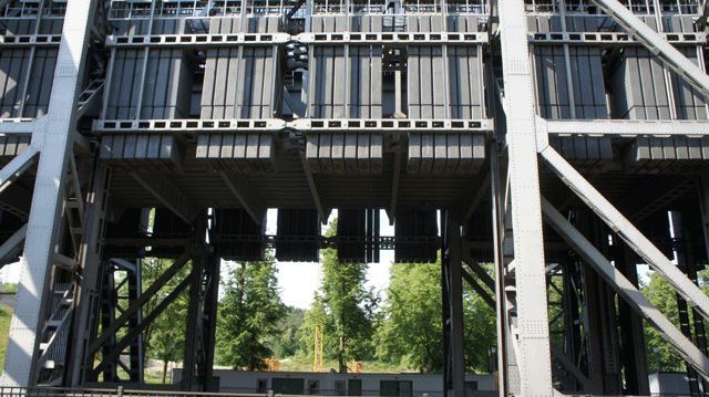 Schiffshebewerk, Gegengewichte
