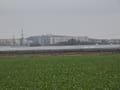Blick vom Mehrower Weg zum Solarpark Eiche