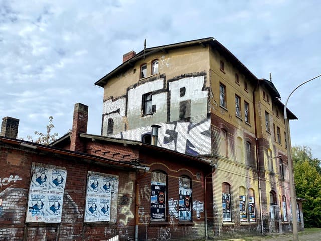 Bahnhof Brandenburg Altstadt<BR />Foto von Ulrich Gießmann