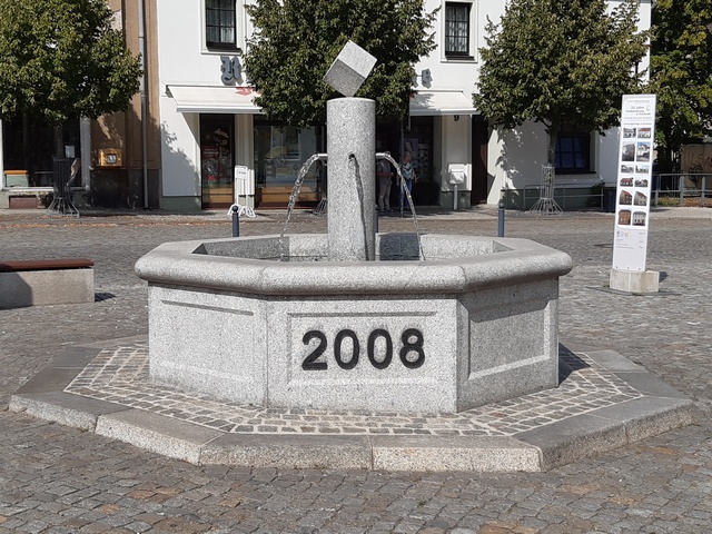 Brunen auf dem Markt