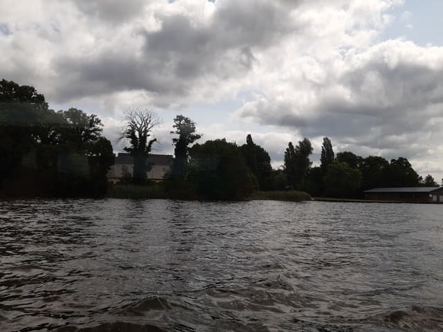 Blick zum Schloss Teupitz