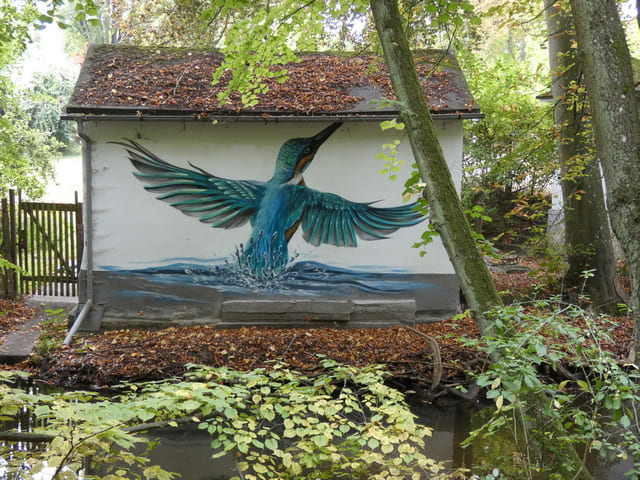 Wandmalerei am Stobber