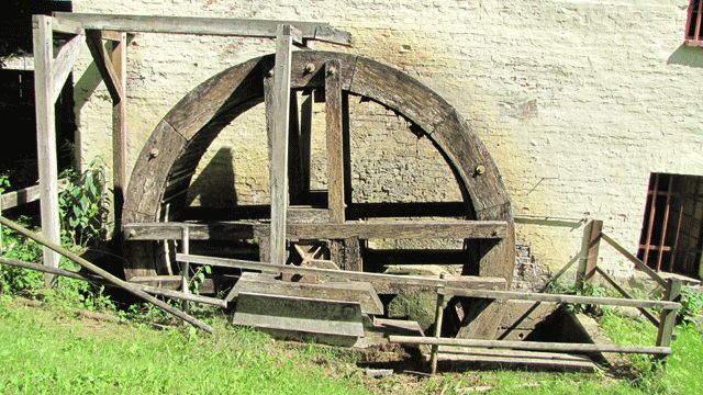 Mühlrad der Rothe Mühle