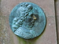 Kurfürstenquelle, Erinnerungstafel an den Kurfürsten Friedrich Wilhelm von Brandenburg