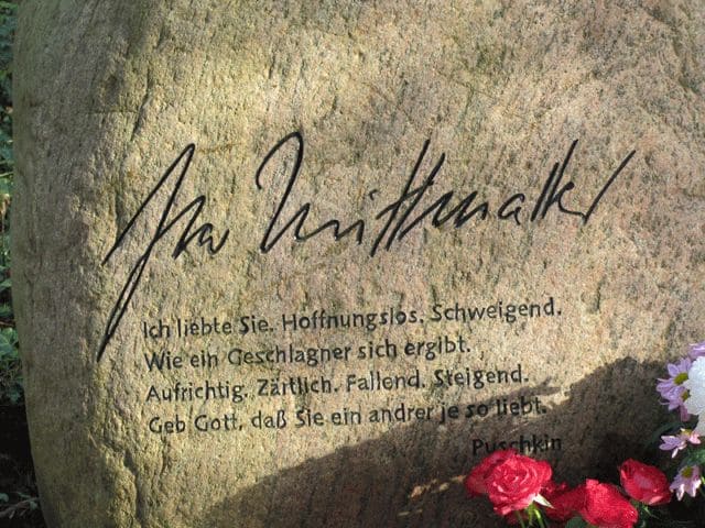 Grabinschrift für Eva Strittmatter