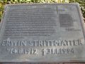 Gedenktafel für Erwin Strittmatter auf dem Friedhof Gedenktafel für Erwin Strittmatter auf dem Friedhof