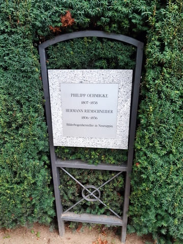 Erinnerungsstätte an die Bilderbogenhersteller Philipp Oehmigke und Hermann Riemschneider