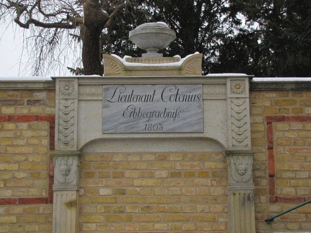 Erbbegräbnis Lieutenant Cothenius