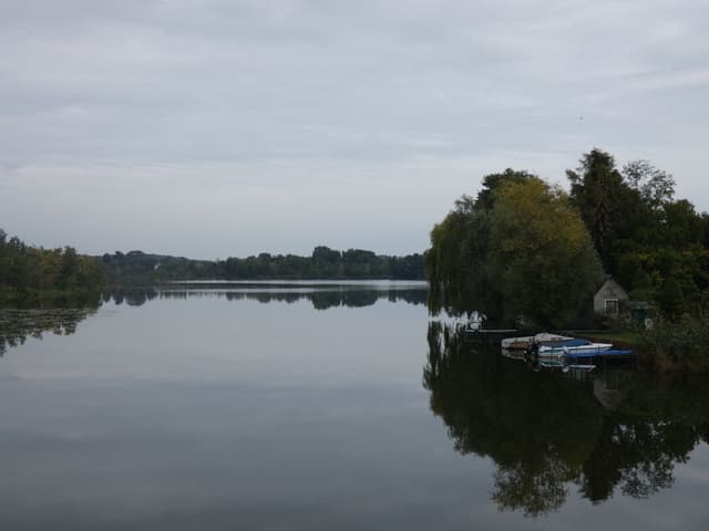Blick auf die Wublitz an der Wublitzbrücke