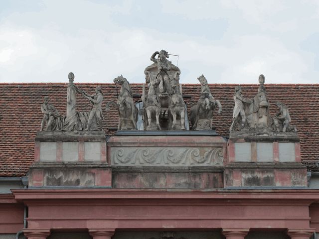 Kutschstall-Ensemble, Detail