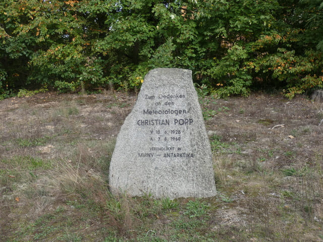 Gedenkstein Christian Popp