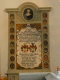 Kirche, Gedenktafel an Eva Margaretha von Lattorff, geb. von Graevenitz Kirche, Gedenktafel an Eva Margaretha von Lattorff, geb. von Graevenitz
