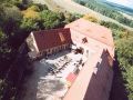 Blick vom Turm in den Innenhof