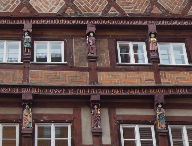 Fachwerk-Wohnhaus, Detail