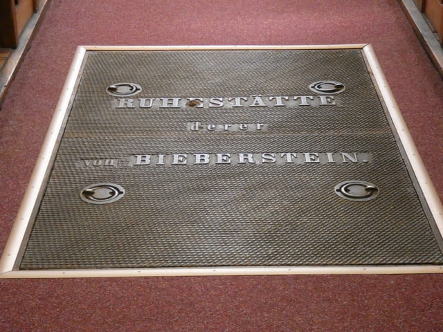 Stadtkirche St. Nikolai, Ruhestätte derer von Bieberstein