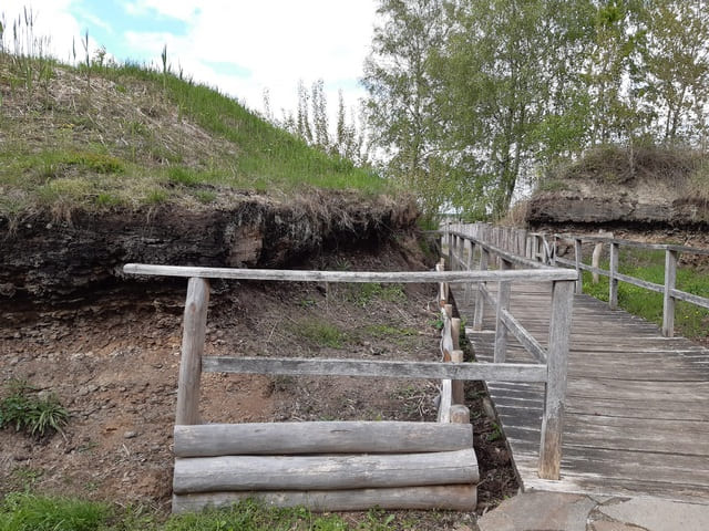 Freilichtmuseum "Zeitsprung", Bodenschichten