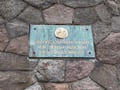 Tafel an der Bülow-Pyramide