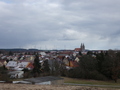 Blick von den Fuchsbergen auf die Stadt