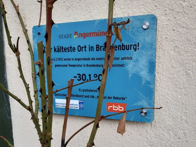 Kältester Ort Brandenburgs