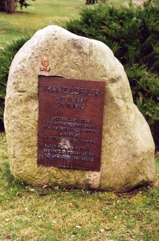Gedenkstein Franz Löffler