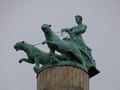 Staatstheater Cottbus, Kupfer-Figur