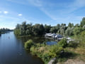 Blick von der Brücke in der Priorter Straße auf den Havelkanal