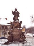 Schleusenplatz mit Denkmal des Großen Kurfürsten