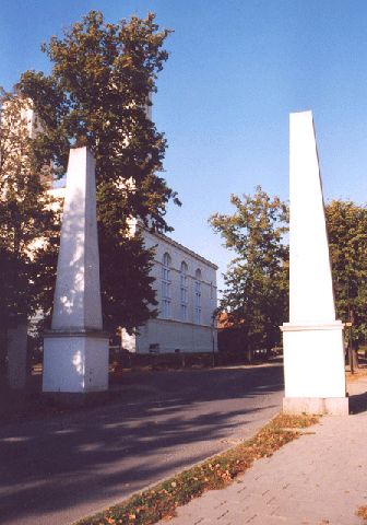 Blick zur Schinkelkirche