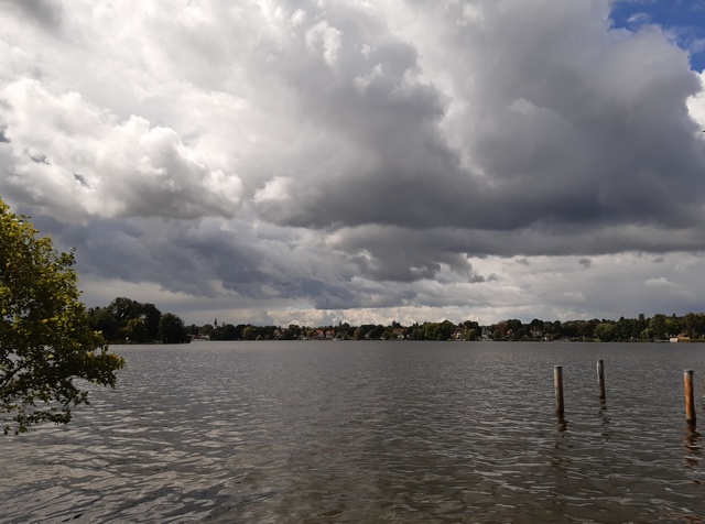 Blick vom Schmöckwitzer Werder auf den Zeuthener See