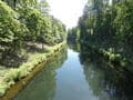 Blick von der Wupatzsee-Brücke auf den Kanal