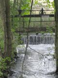 Altes Wehr der ehemaligen Lapnower Mühle