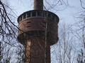 Ehemalige Lungenheilstätte Grabowsee - Schornstein mit Hochbehälter