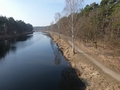 Blick von der Grabowseebrücke auf den Oder-Havel-Kanal