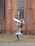 Friedensengel vor der Marienkirche