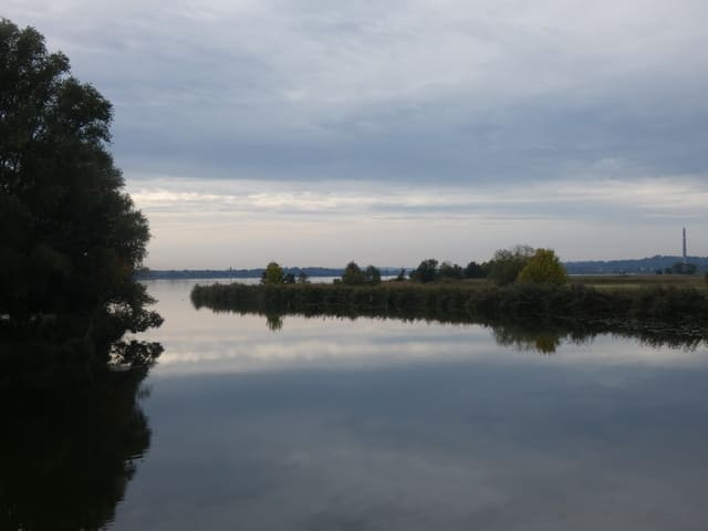 Blick auf die Wublitz an der Wublitzbrücke