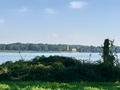 Blick zur Heilandskirche am Port von Sacrow