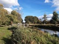 Arbeitswegbrücke am Wehr Beelitz