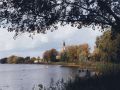 Blick über die Havel auf die Halbinsel