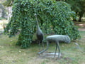 Ostdeutscher Rosengarten, Skulptur "Kraniche"