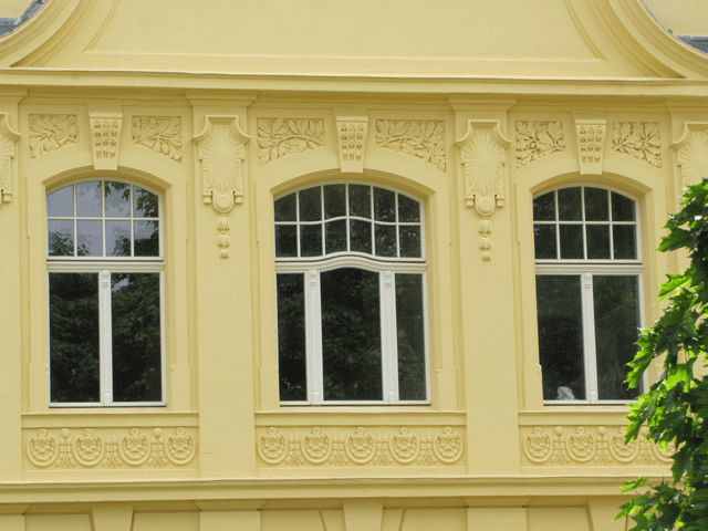 Schloss Gerswalde, Fensterfront